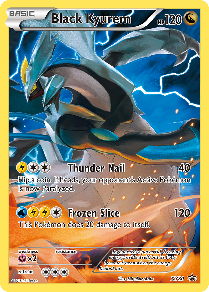 Black Kyurem (XY80) (Full Art Promo) [XY: Black Star Promos] - Pokémon - Card Brawlers | Quebec | Canada |