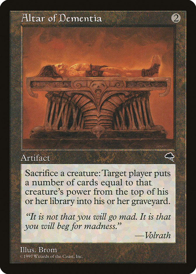 Altar of Dementia [Tempest] - Magic: The Gathering - Card Brawlers | Quebec | Canada |