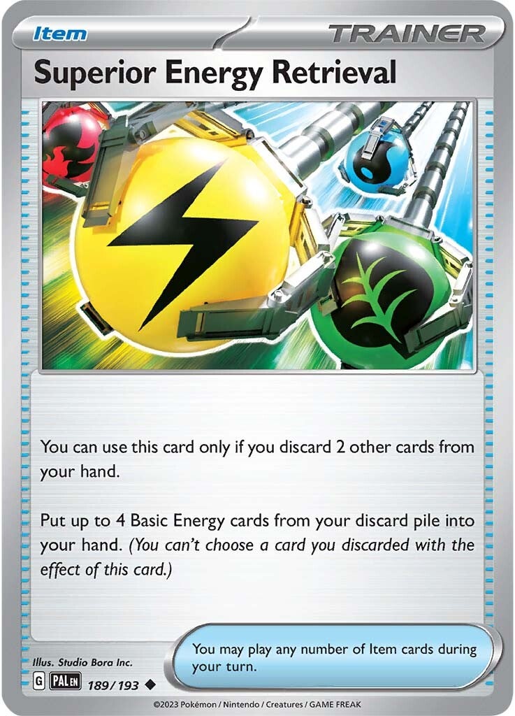 Superior Energy Retrieval (189/193) [Scarlet & Violet: Paldea Evolved] - Pokémon - Card Brawlers | Quebec | Canada |