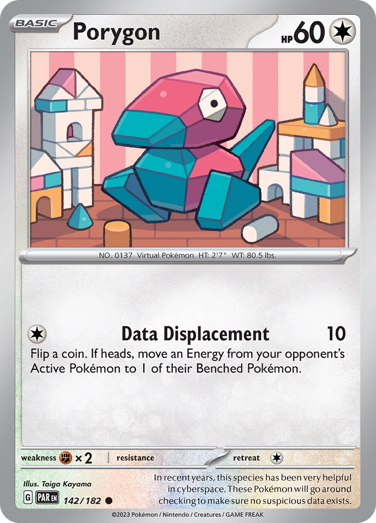 Porygon (142/182) [Scarlet & Violet: Paradox Rift] - Pokémon - Card Brawlers | Quebec | Canada |