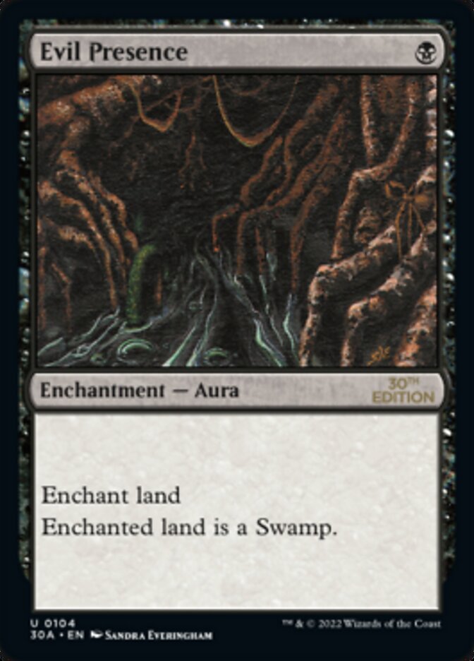 Evil Presence [30th Anniversary Edition] - Magic: The Gathering - Card Brawlers | Quebec | Canada |