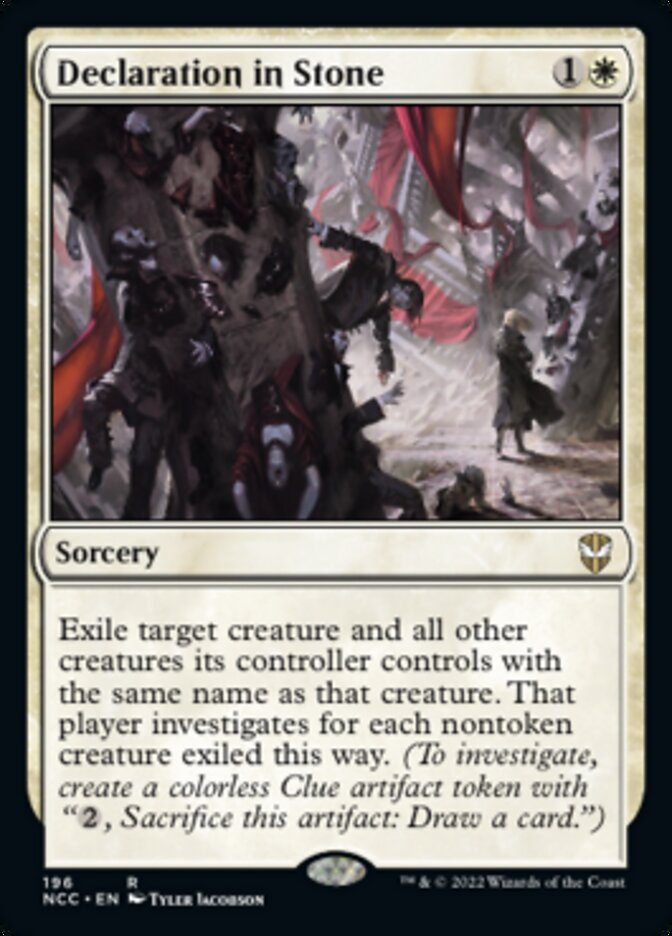 Declaration in Stone [Streets of New Capenna Commander] - Magic: The Gathering - Card Brawlers | Quebec | Canada |
