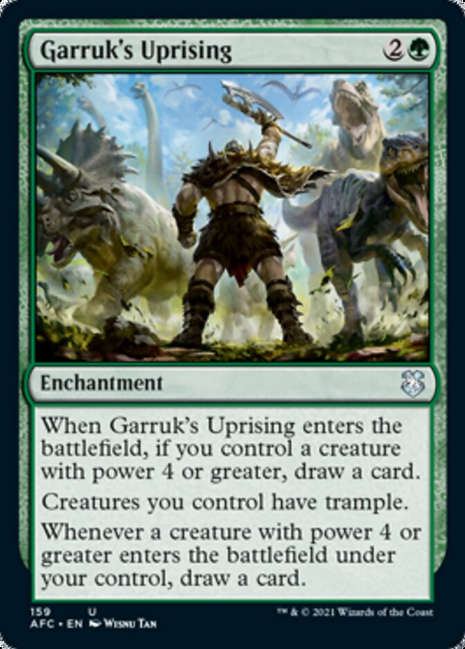 Garruk's Uprising [Dungeons & Dragons: Adventures in the Forgotten Realms Commander] - Magic: The Gathering - Card Brawlers | Quebec | Canada |