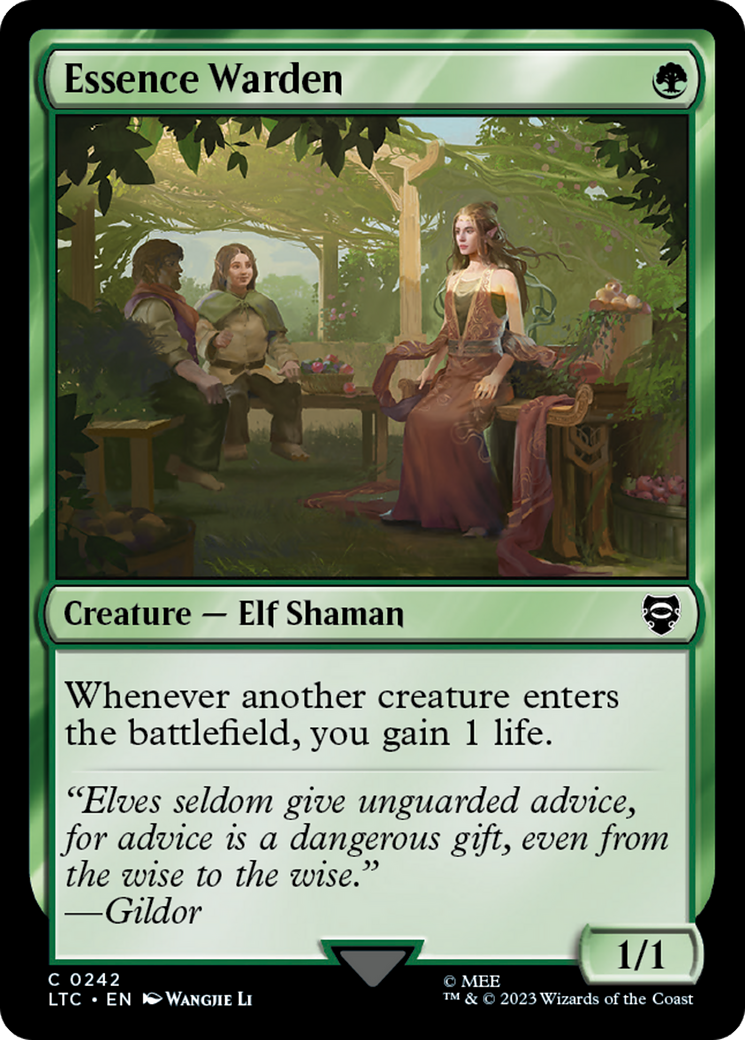 Essence Warden [The Lord of the Rings: Tales of Middle-Earth Commander] - Magic: The Gathering - Card Brawlers | Quebec | Canada |