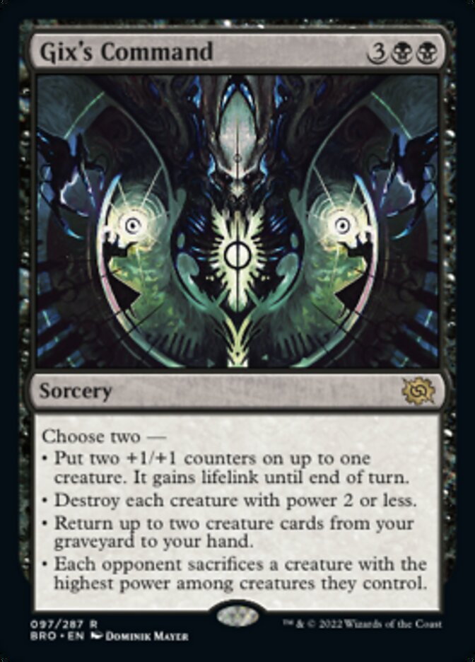 Gix's Command [The Brothers' War] - Magic: The Gathering - Card Brawlers | Quebec | Canada |