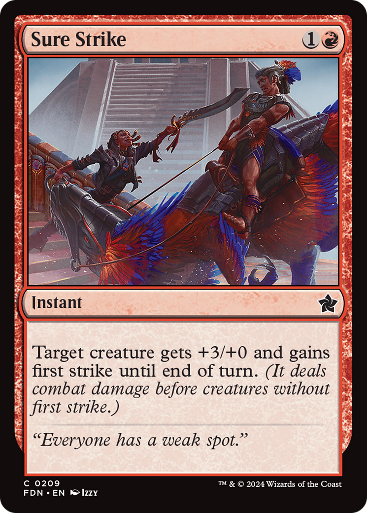 Sure Strike [Foundations] - Magic: The Gathering - Card Brawlers | Quebec | Canada |