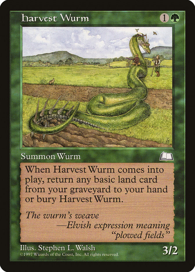 Harvest Wurm [Weatherlight] - Magic: The Gathering - Card Brawlers | Quebec | Canada |