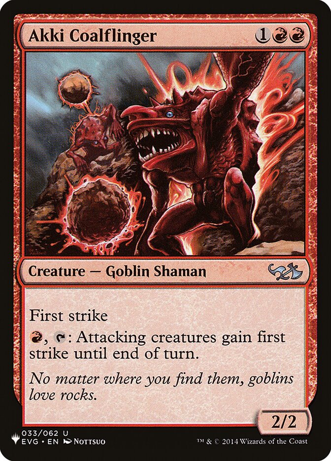 Akki Coalflinger [The List] - Magic: The Gathering - Card Brawlers | Quebec | Canada |