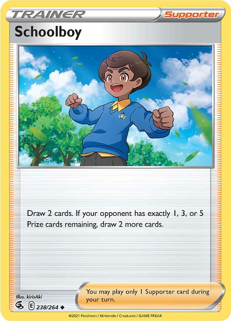 Schoolboy (238/264) [Sword & Shield: Fusion Strike] - Pokémon - Card Brawlers | Quebec | Canada |