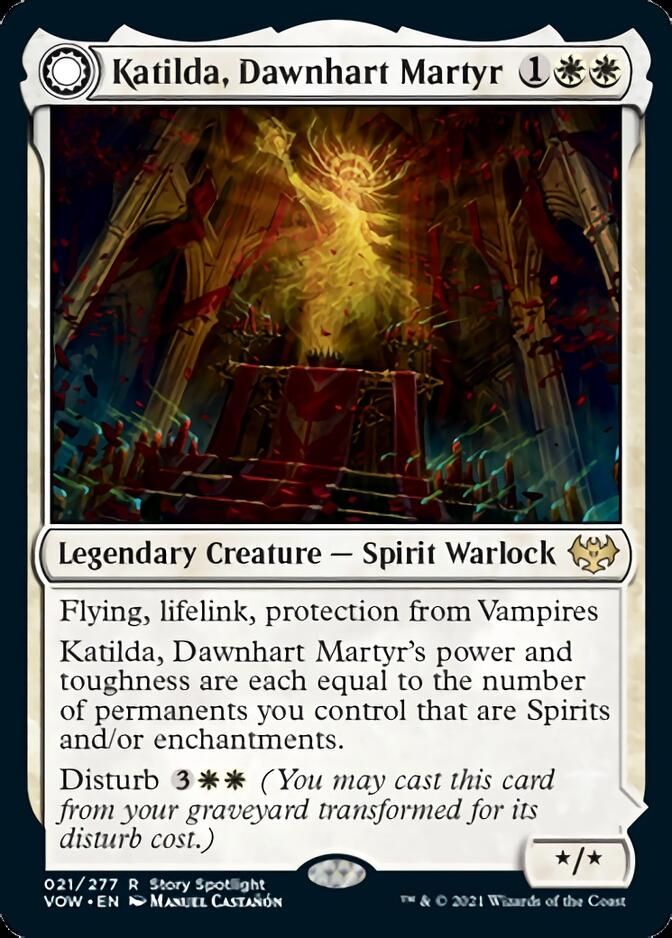 Katilda, Dawnhart Martyr // Katilda's Rising Dawn [Innistrad: Crimson Vow] - Magic: The Gathering - Card Brawlers | Quebec | Canada |