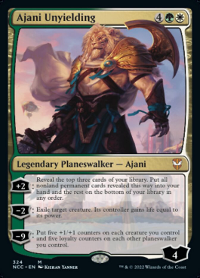 Ajani Unyielding [Streets of New Capenna Commander] - Magic: The Gathering - Card Brawlers | Quebec | Canada |