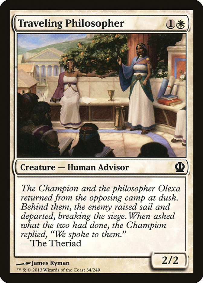 Traveling Philosopher [Theros] - Magic: The Gathering - Card Brawlers | Quebec | Canada |