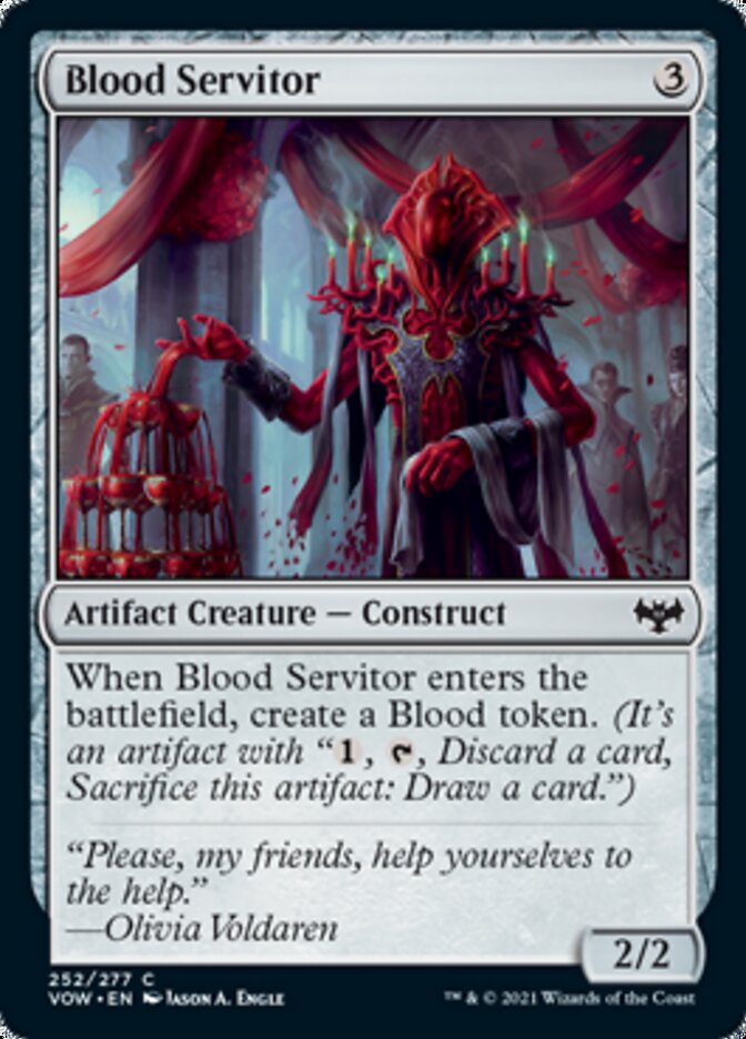 Blood Servitor [Innistrad: Crimson Vow] - Magic: The Gathering - Card Brawlers | Quebec | Canada |