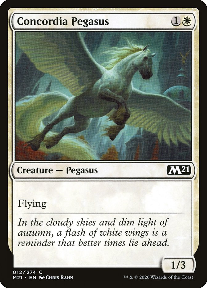 Concordia Pegasus [Core Set 2021] - Magic: The Gathering - Card Brawlers | Quebec | Canada |