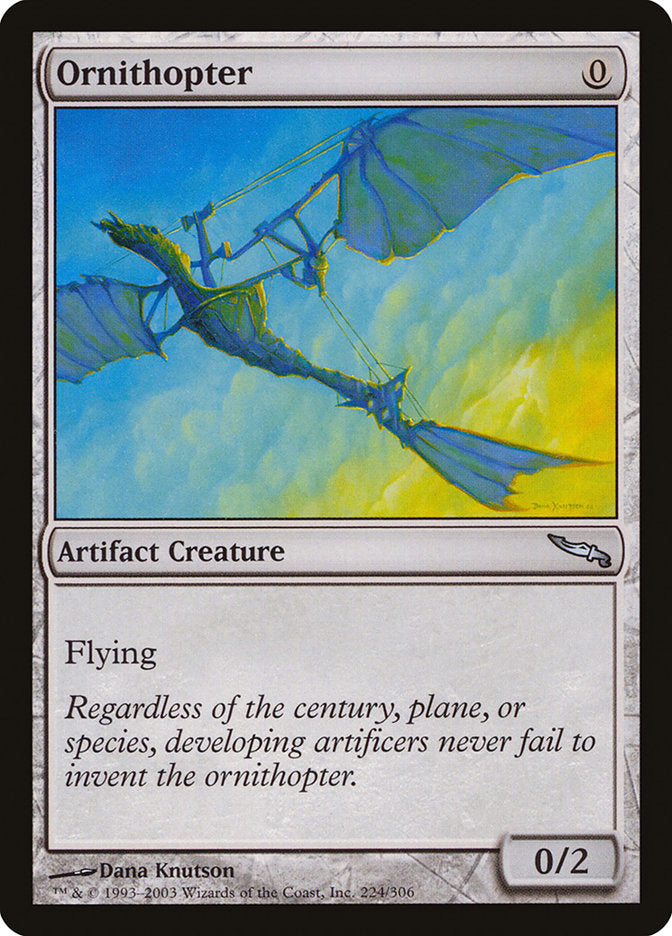Ornithopter [Mirrodin] - Magic: The Gathering - Card Brawlers | Quebec | Canada |