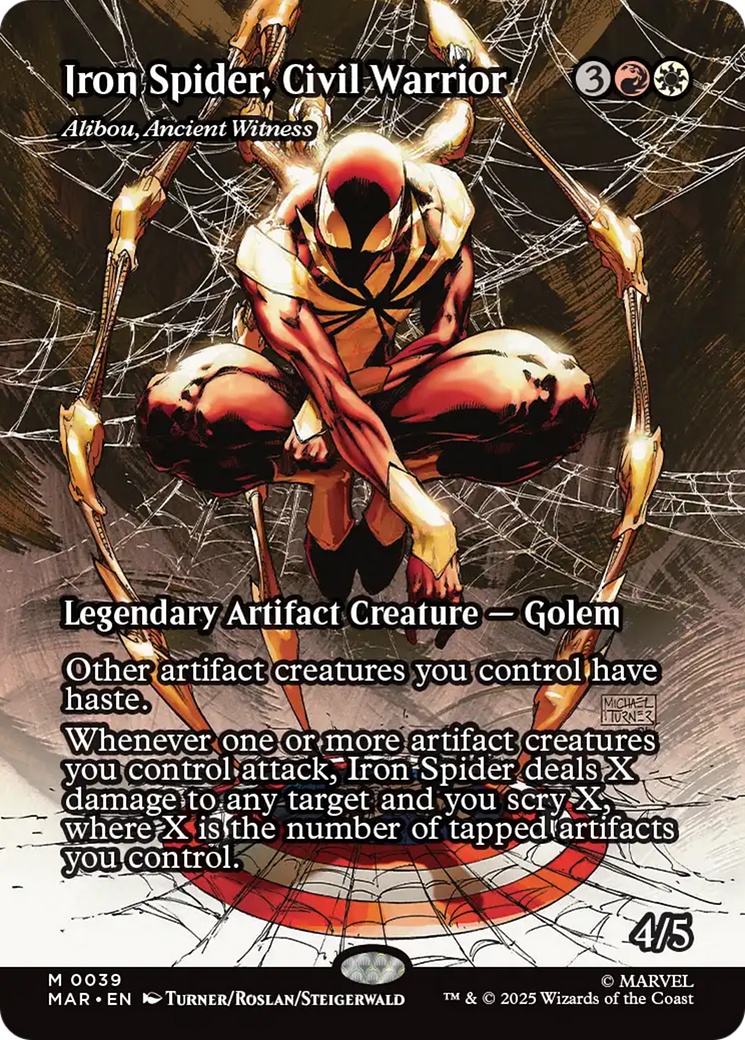 Iron Spider, Civil Warrior - Alibou, Ancient Witness [Marvel Universe: Eternal-Legal] - Magic: The Gathering - Card Brawlers | Quebec | Canada |