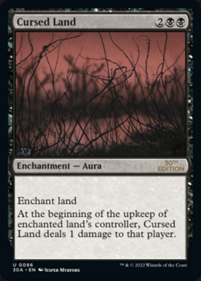 Cursed Land [30th Anniversary Edition] - Magic: The Gathering - Card Brawlers | Quebec | Canada |