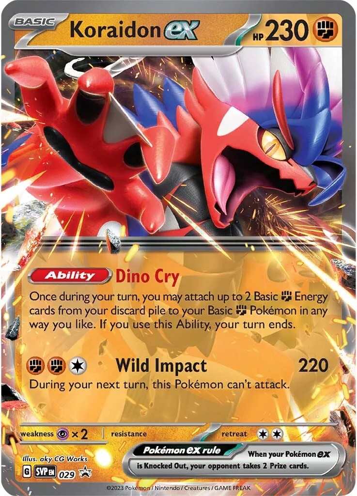 Koraidon ex (029) [Scarlet & Violet: Black Star Promos] - Pokémon - Card Brawlers | Quebec | Canada |