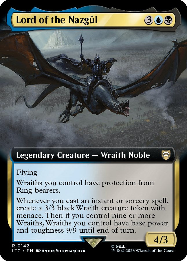 Lord of the Nazgul (Extended Art) [The Lord of the Rings: Tales of Middle-Earth Commander] - Magic: The Gathering - Card Brawlers | Quebec | Canada |