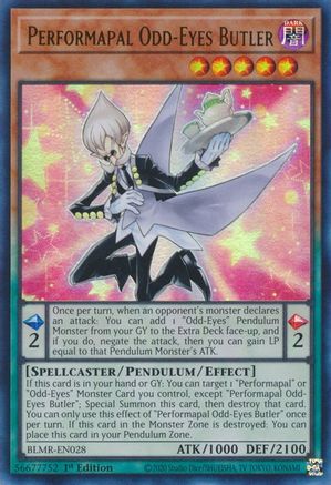 Performapal Odd-Eyes Butler [BLMR-EN028] Ultra Rare - Yu-Gi-Oh! - Card Brawlers | Quebec | Canada |