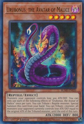 Urubonus, the Avatar of Malice [BLMR-EN020] Ultra Rare - Yu-Gi-Oh! - Card Brawlers | Quebec | Canada |