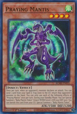 Praying Mantis [BLMR-EN033] Ultra Rare - Yu-Gi-Oh! - Card Brawlers | Quebec | Canada |
