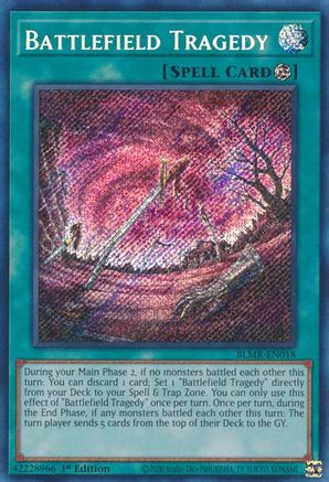 Battlefield Tragedy [BLMR-EN018] Secret Rare - Yu-Gi-Oh! - Card Brawlers | Quebec | Canada |