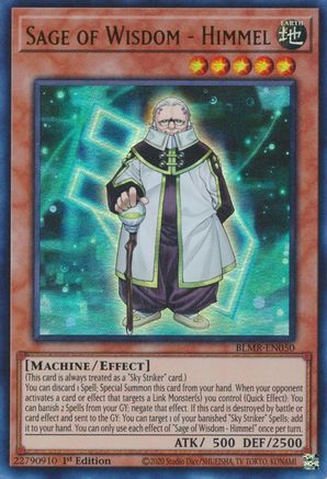 Sage of Wisdom - Himmel [BLMR-EN050] Ultra Rare - Yu-Gi-Oh! - Card Brawlers | Quebec | Canada |