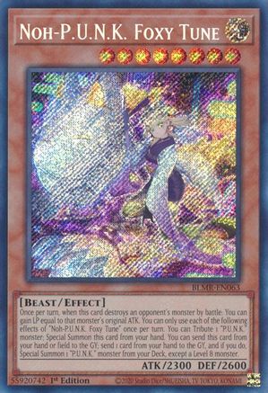 Noh-P.U.N.K. Foxy Tune [BLMR-EN063] Secret Rare - Yu-Gi-Oh! - Card Brawlers | Quebec | Canada |