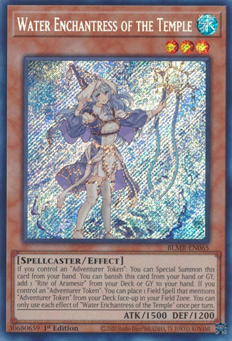 Enchanteresse d'Eau du Temple [BLMR-EN065] Secret Rare 