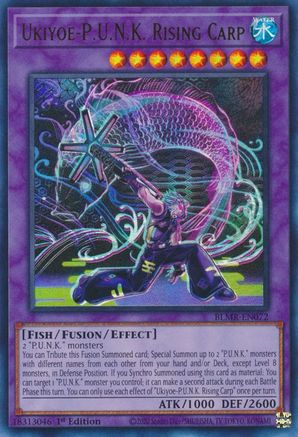 Ukiyoe-P.U.N.K. Rising Carp [BLMR-EN072] Ultra Rare - Yu-Gi-Oh! - Card Brawlers | Quebec | Canada |