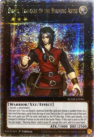 Dante, Traveler of the Burning Abyss [BLMR-EN081] Quarter Century Secret Rare - Yu-Gi-Oh! - Card Brawlers | Quebec | Canada |