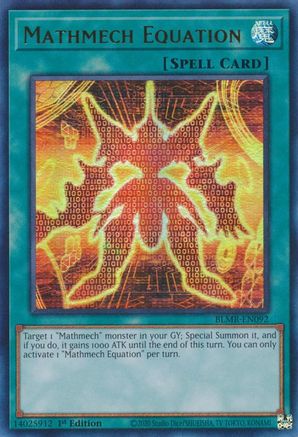 Mathmech Equation [BLMR-EN092] Ultra Rare - Yu-Gi-Oh! - Card Brawlers | Quebec | Canada |