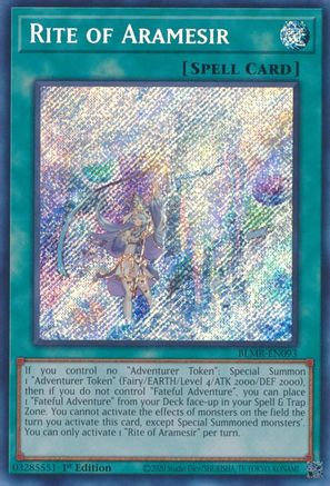 Rite of Aramesir [BLMR-EN093] Secret Rare - Yu-Gi-Oh! - Card Brawlers | Quebec | Canada |