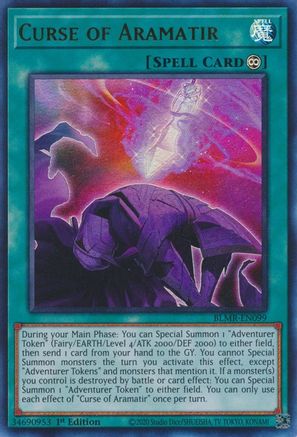 Curse of Aramatir [BLMR-EN099] Ultra Rare - Yu-Gi-Oh! - Card Brawlers | Quebec | Canada |