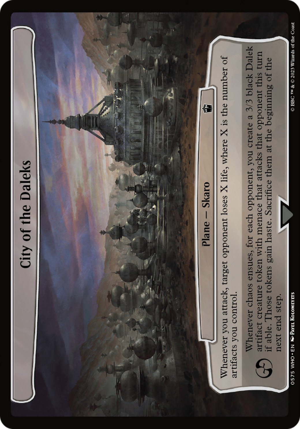 City of the Daleks [Doctor Who] - Magic: The Gathering - Card Brawlers | Quebec | Canada |