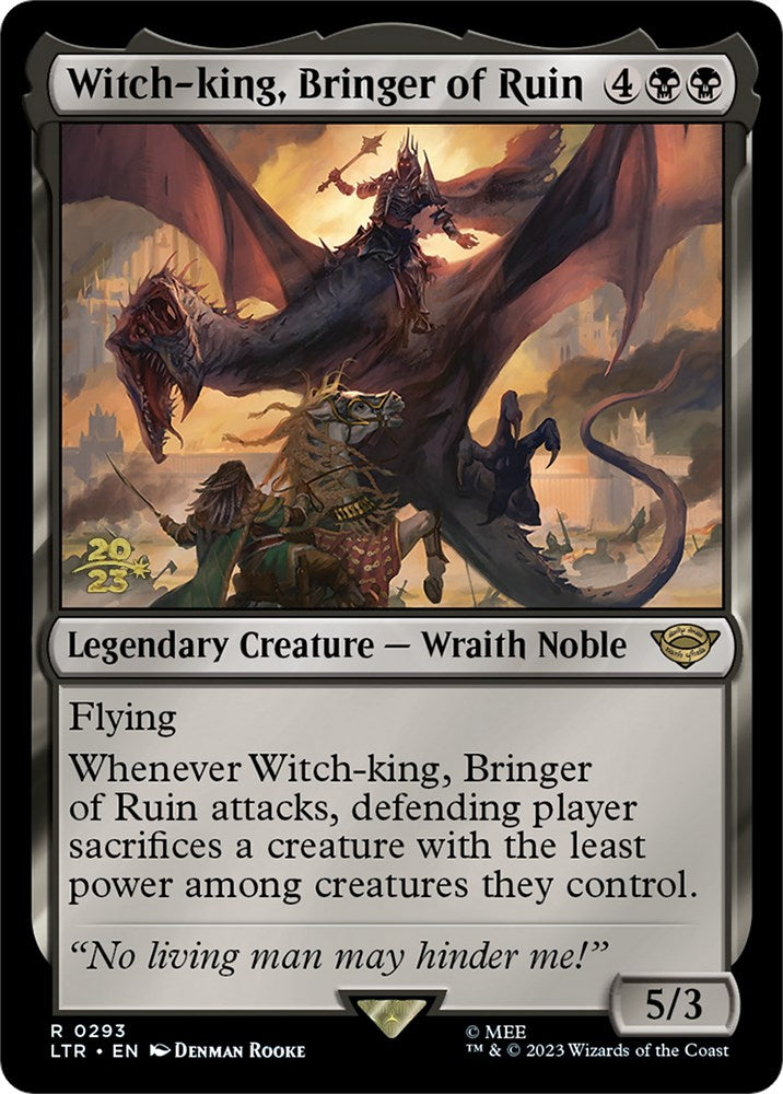 Witch-king, Bringer of Ruin [The Lord of the Rings: Tales of Middle-Earth Prerelease Promos] - Magic: The Gathering - Card Brawlers | Quebec | Canada |