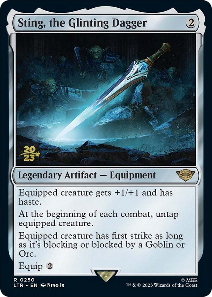 Sting, the Glinting Dagger [The Lord of the Rings: Tales of Middle-Earth Prerelease Promos] - Magic: The Gathering - Card Brawlers | Quebec | Canada |