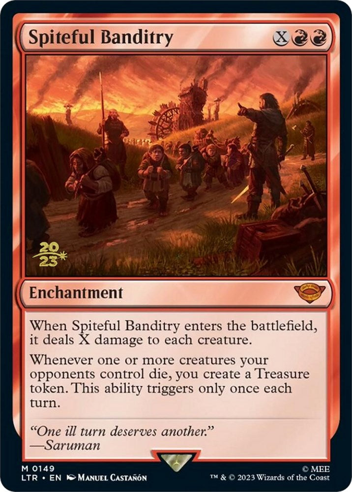 Spiteful Banditry [The Lord of the Rings: Tales of Middle-Earth Prerelease Promos] - Magic: The Gathering - Card Brawlers | Quebec | Canada |