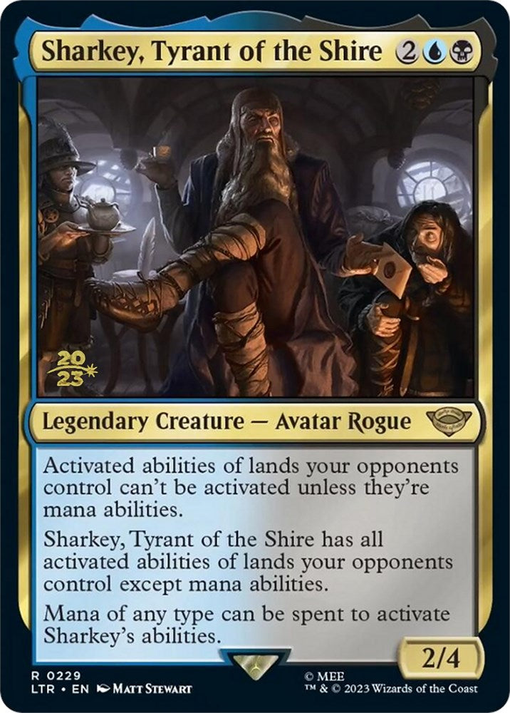 Sharkey, Tyrant of the Shire [The Lord of the Rings: Tales of Middle-Earth Prerelease Promos] - Magic: The Gathering - Card Brawlers | Quebec | Canada |