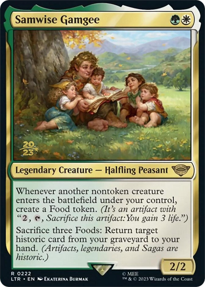Samwise Gamgee [The Lord of the Rings: Tales of Middle-Earth Prerelease Promos] - Magic: The Gathering - Card Brawlers | Quebec | Canada |