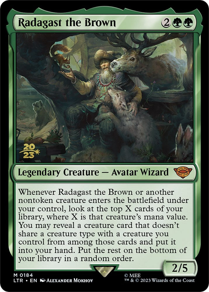 Radagast the Brown [The Lord of the Rings: Tales of Middle-Earth Prerelease Promos] - Magic: The Gathering - Card Brawlers | Quebec | Canada |