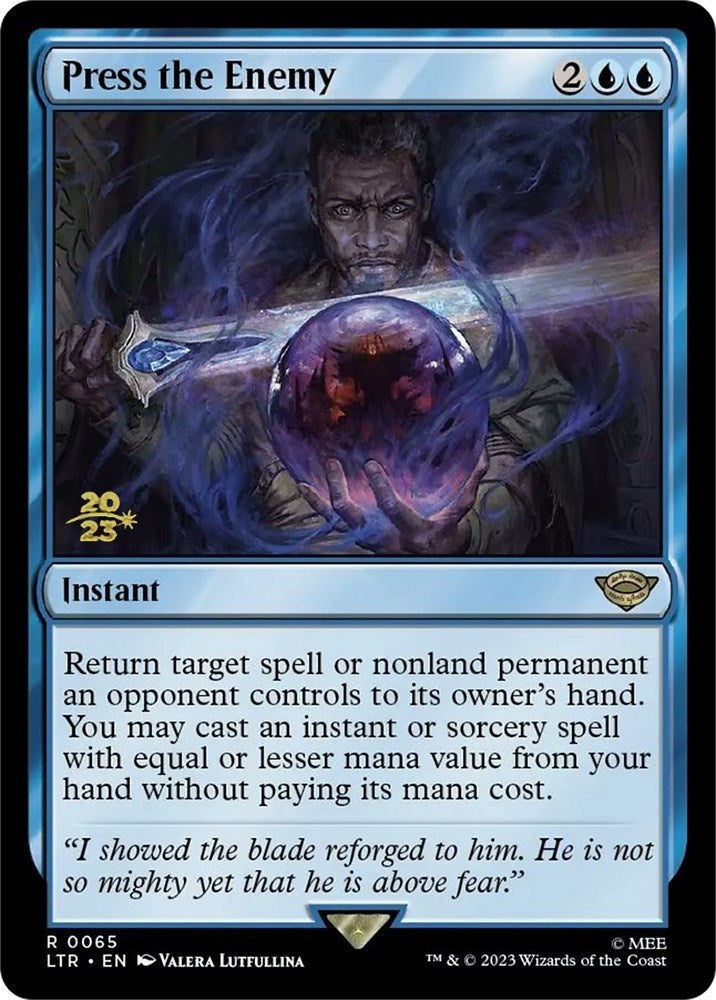 Press the Enemy [The Lord of the Rings: Tales of Middle-Earth Prerelease Promos] - Magic: The Gathering - Card Brawlers | Quebec | Canada |