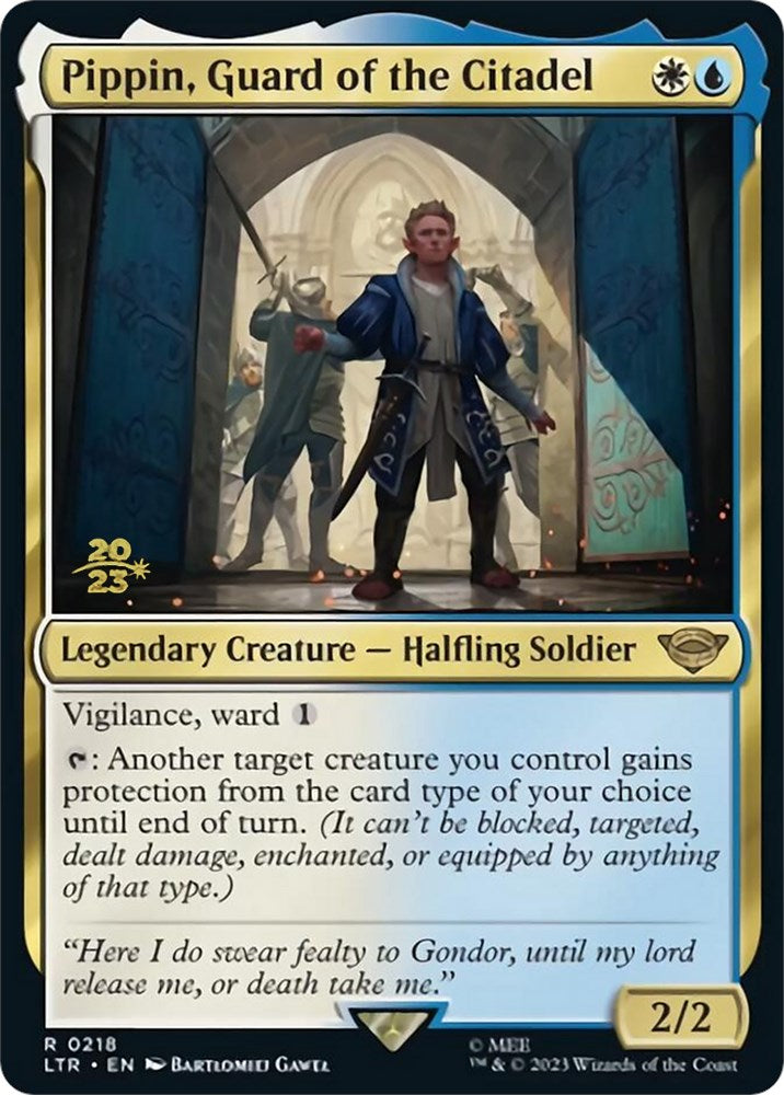 Pippin, Guard of the Citadel [The Lord of the Rings: Tales of Middle-Earth Prerelease Promos] - Magic: The Gathering - Card Brawlers | Quebec | Canada |