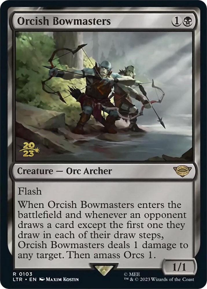 Orcish Bowmasters [The Lord of the Rings: Tales of Middle-Earth Prerelease Promos] - Magic: The Gathering - Card Brawlers | Quebec | Canada |