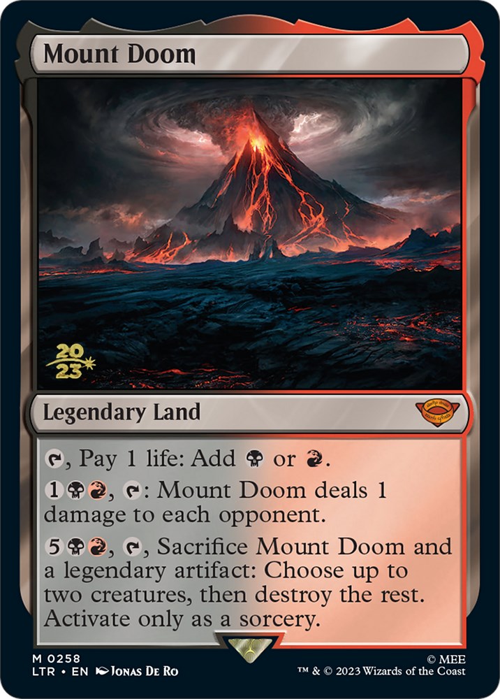 Mount Doom [The Lord of the Rings: Tales of Middle-Earth Prerelease Promos] - Magic: The Gathering - Card Brawlers | Quebec | Canada |