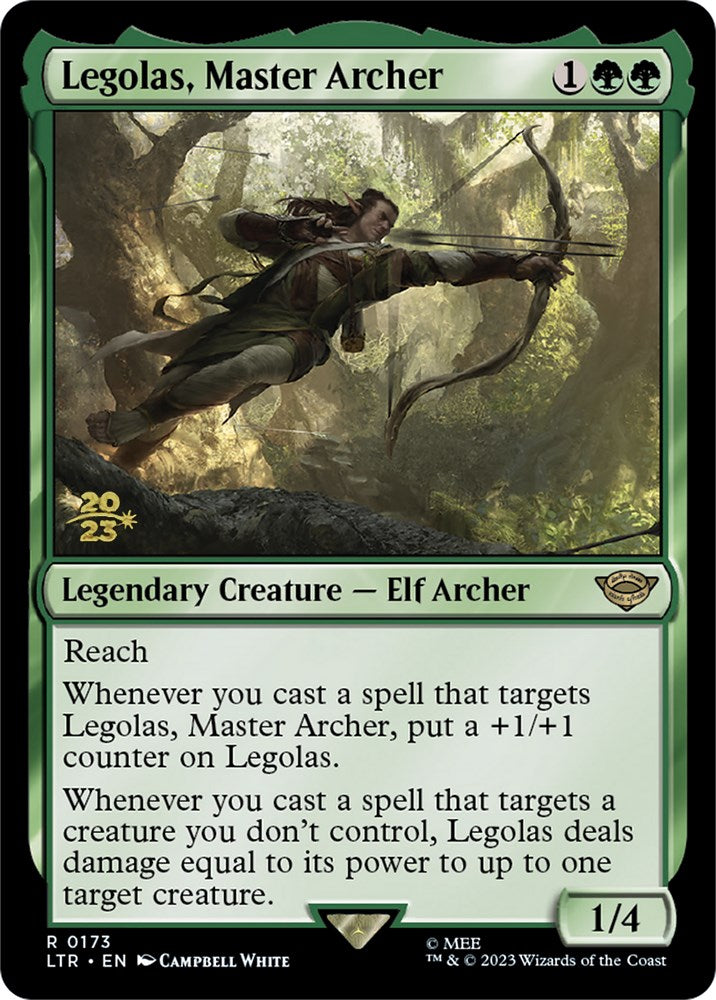 Legolas, Master Archer [The Lord of the Rings: Tales of Middle-Earth Prerelease Promos] - Magic: The Gathering - Card Brawlers | Quebec | Canada |