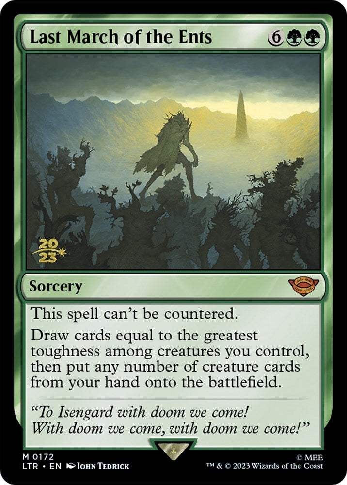 Last March of the Ents [The Lord of the Rings: Tales of Middle-Earth Prerelease Promos] - Magic: The Gathering - Card Brawlers | Quebec | Canada |
