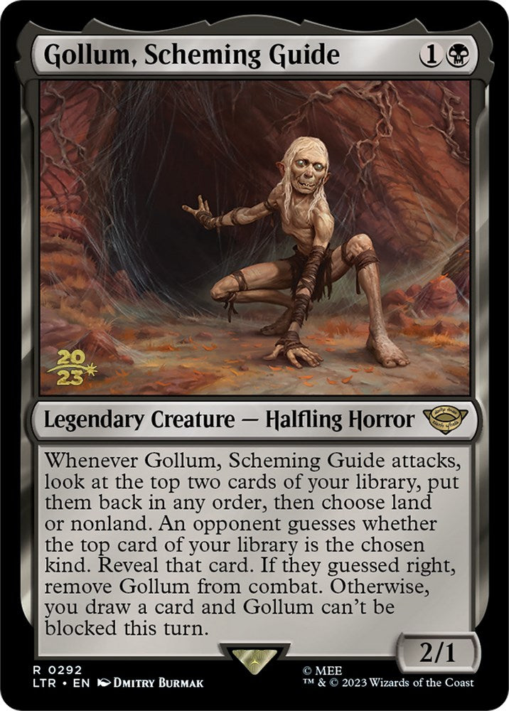 Gollum, Scheming Guide [The Lord of the Rings: Tales of Middle-Earth Prerelease Promos] - Magic: The Gathering - Card Brawlers | Quebec | Canada |