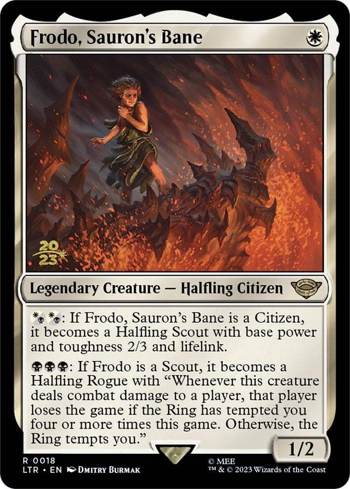Frodo, Sauron's Bane [The Lord of the Rings: Tales of Middle-Earth Prerelease Promos] - Magic: The Gathering - Card Brawlers | Quebec | Canada |